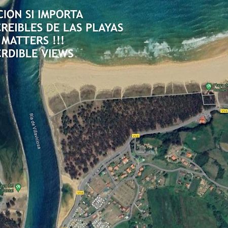 La Villa De Maria I Playa Beach El Puntal Asturias 比利亚维西奥萨 外观 照片