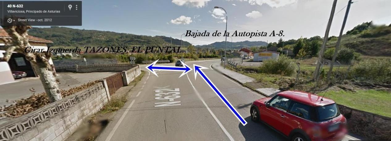 La Villa De Maria I Playa Beach El Puntal Asturias 比利亚维西奥萨 外观 照片