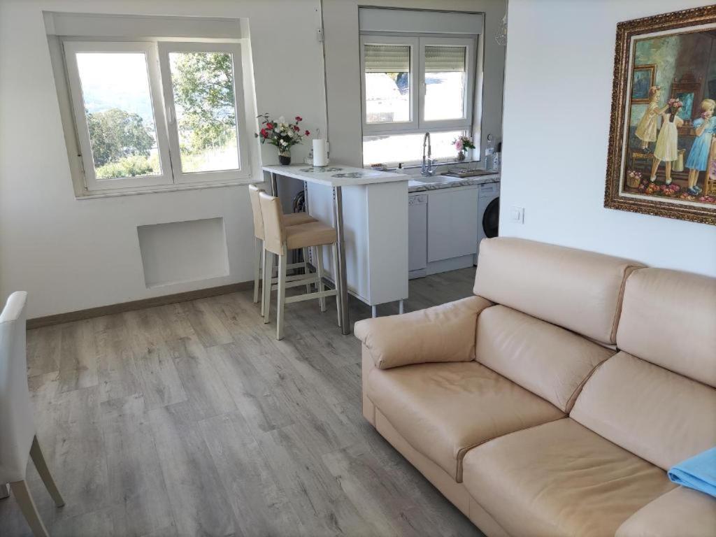 La Villa De Maria I Playa Beach El Puntal Asturias 比利亚维西奥萨 外观 照片