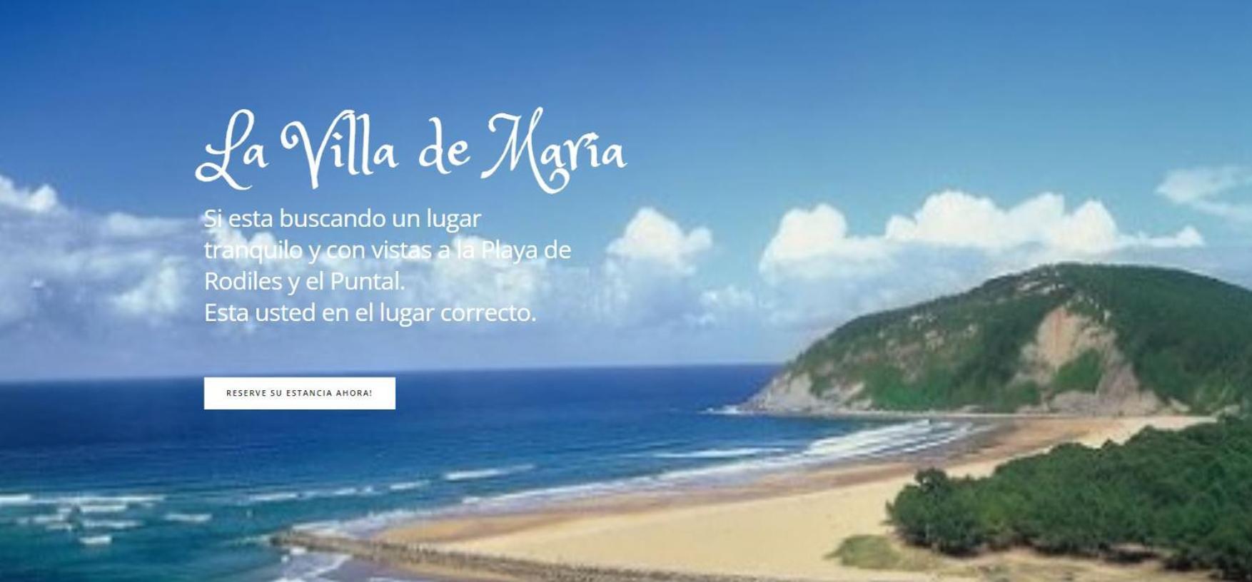 La Villa De Maria I Playa Beach El Puntal Asturias 比利亚维西奥萨 外观 照片